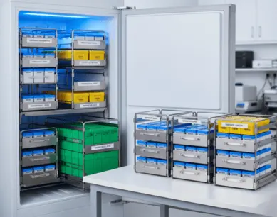 [SS-17-Each] FREEZER RACK 2 DRAWER FOR 6 X 100WELL BOX